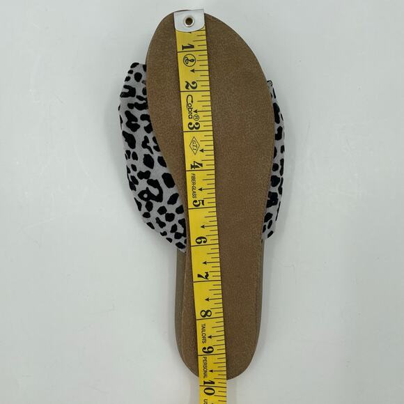 Blowfish Malibu Women's Slide Sandals Leopard Print Bow, Sz. 8 Preppy Comfort - Picture 8 of 11